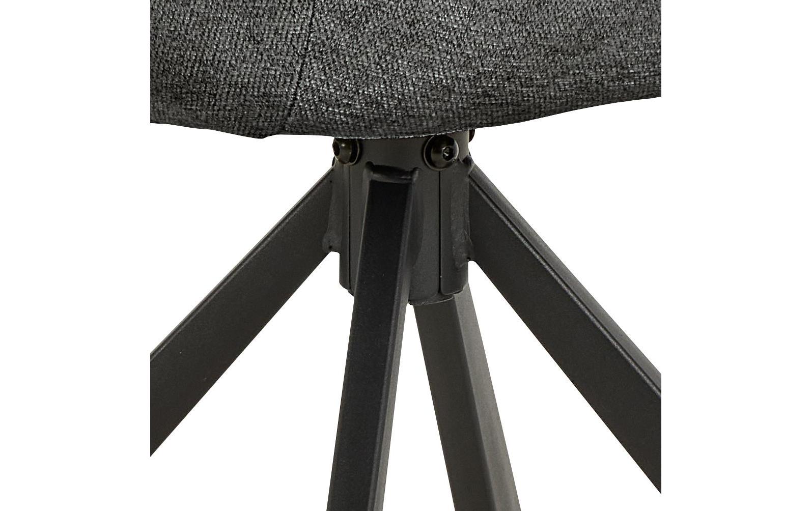 AC Design Stuhl Carlton 2 Stück, Grau