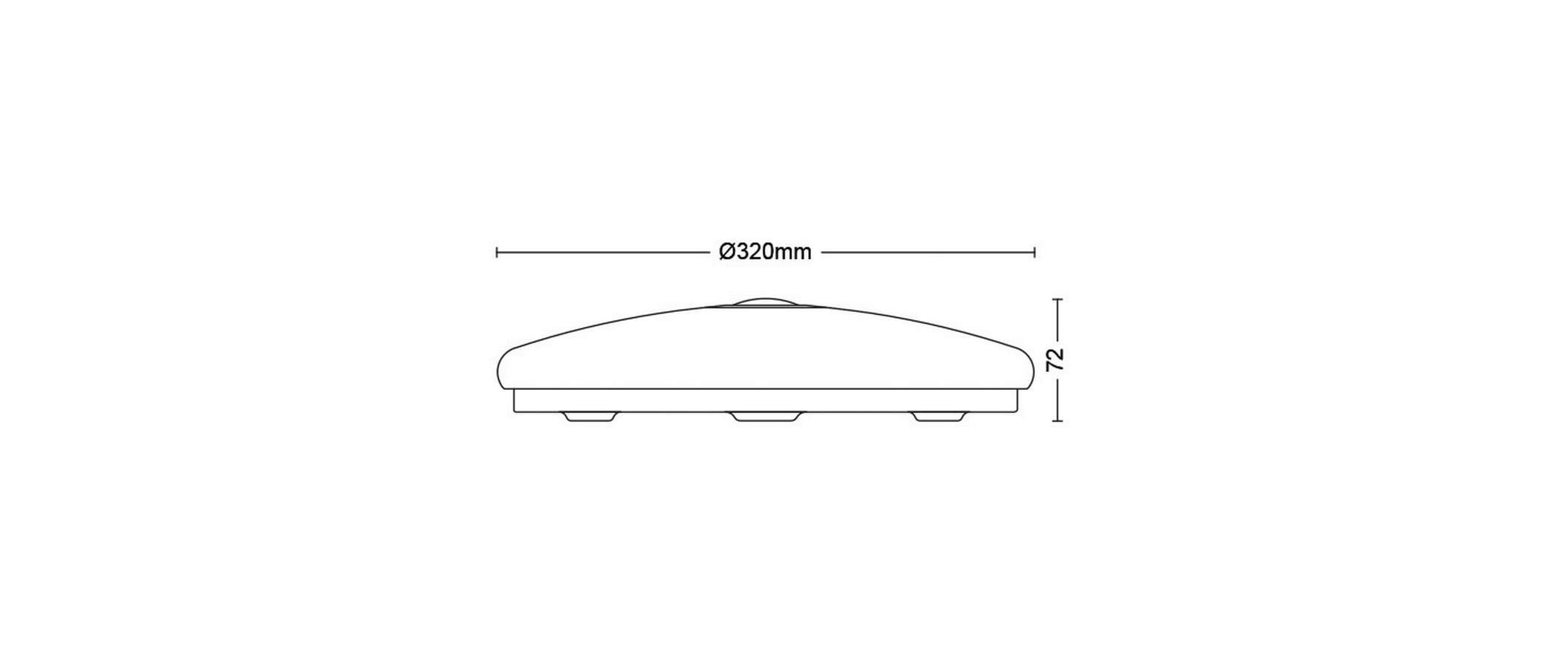 Philips Mauve Deckenleuchte IR weiss 1900 lm