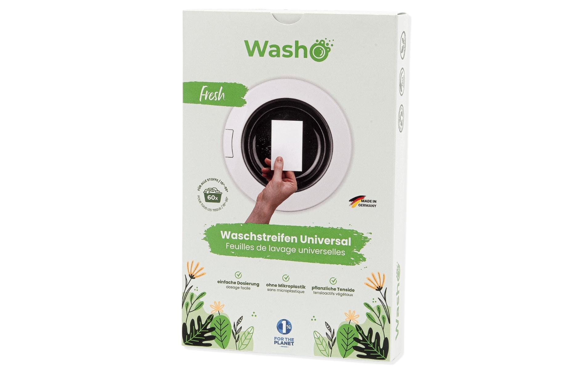 Washo Waschstreifen Fresh Breeze 60 Stück Washo Waschstreifen Fresh Breeze 60 Stück
