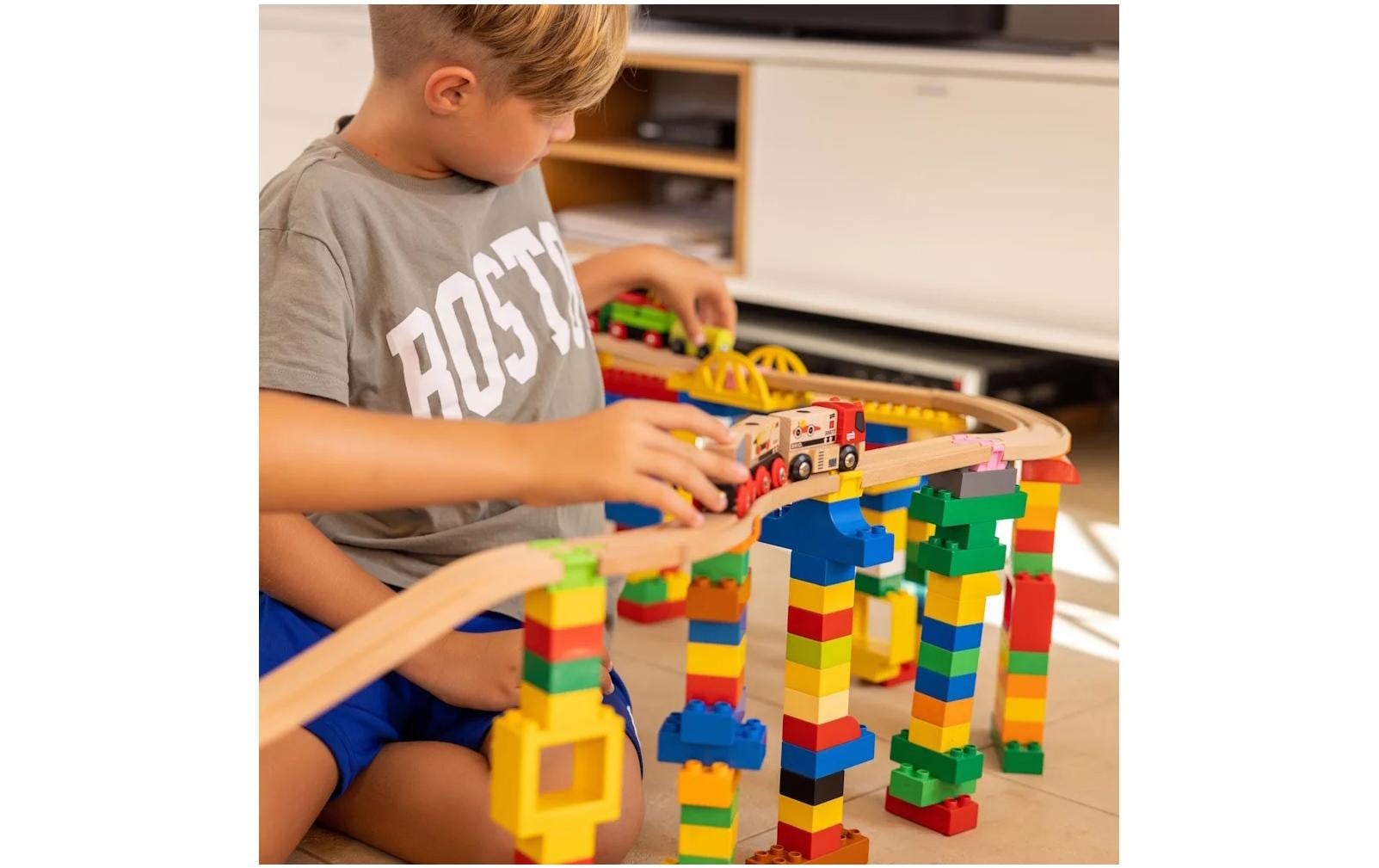 AlphaBoosterz TrackConnectors + Blocks – all in one Block Box L