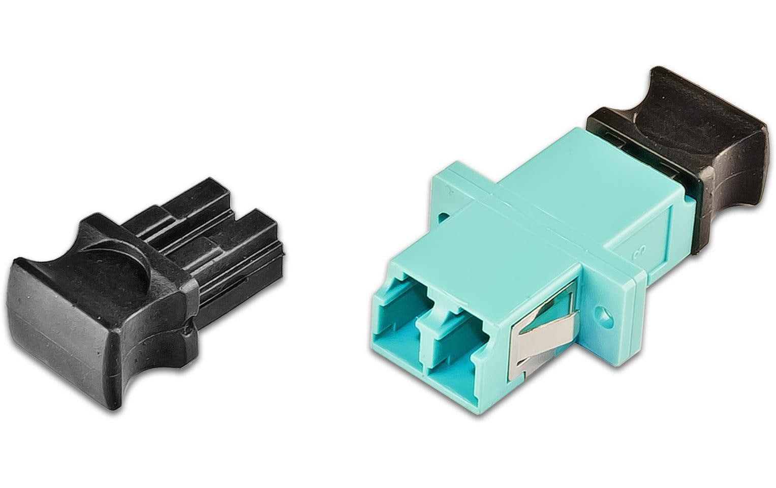 Lightwin LWL-Kupplung LC-LC, Multimode, OM3, Duplex Lightwin LWL-Kupplung LC-LC, Multimode, OM3, Duplex