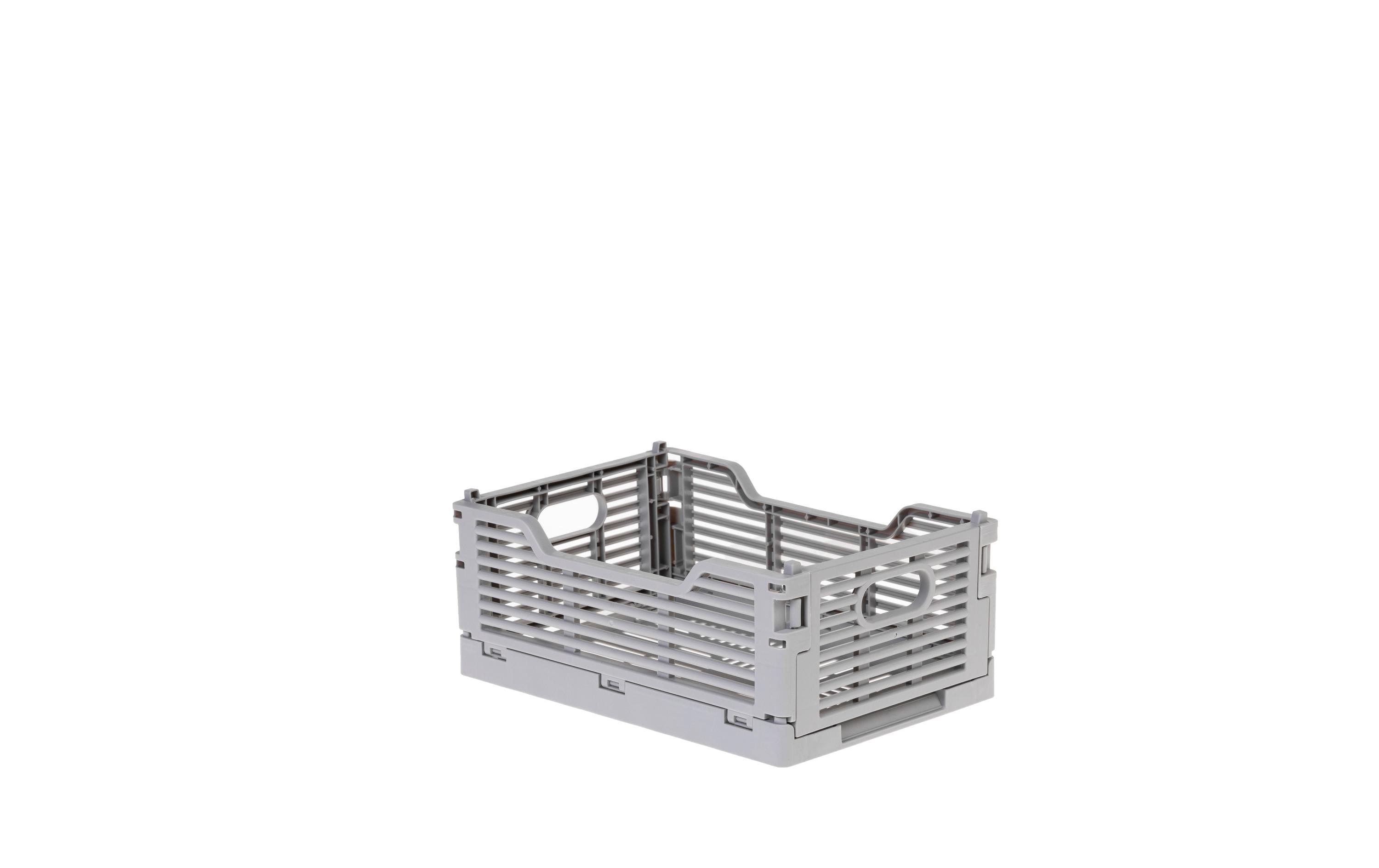 COCON Klappbox 22 x 15 x 9 cm 2 Stück, Grau