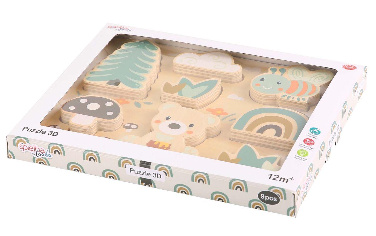 Spielba Holzspielwaren 3D-Puzzle Bär