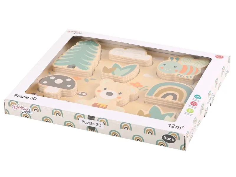 Spielba Holzspielwaren 3D-Puzzle Bär Spielba Holzspielwaren 3D-Puzzle Bär