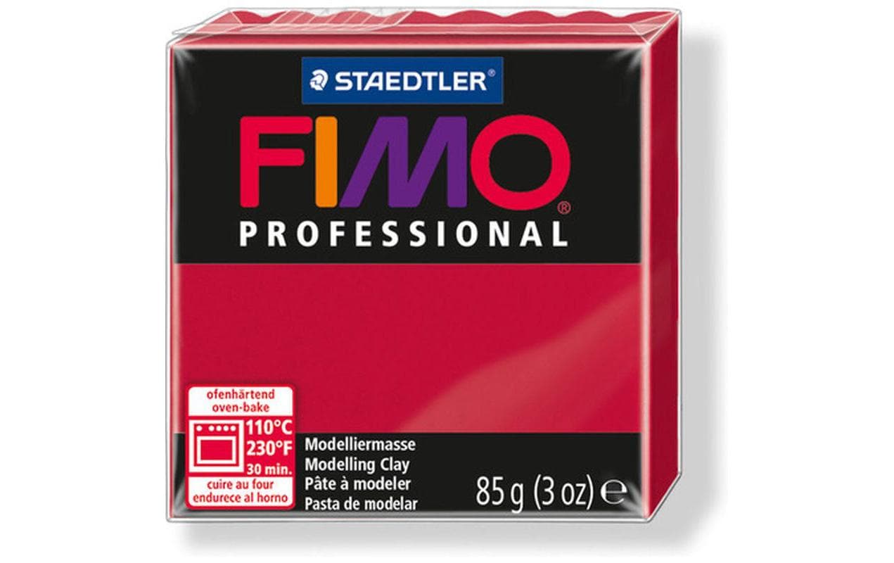 Fimo Modelliermasse Professional Rot; Pink