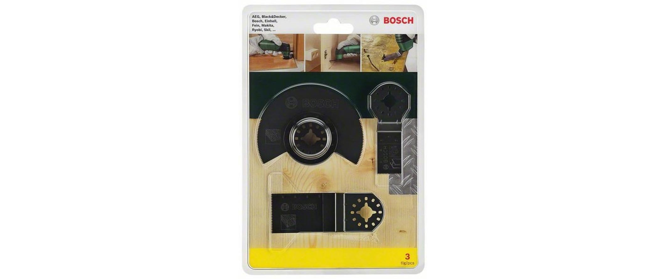 Bosch Zubehörset Holz, 3 Teile Bosch Zubehörset Holz, 3 Teile