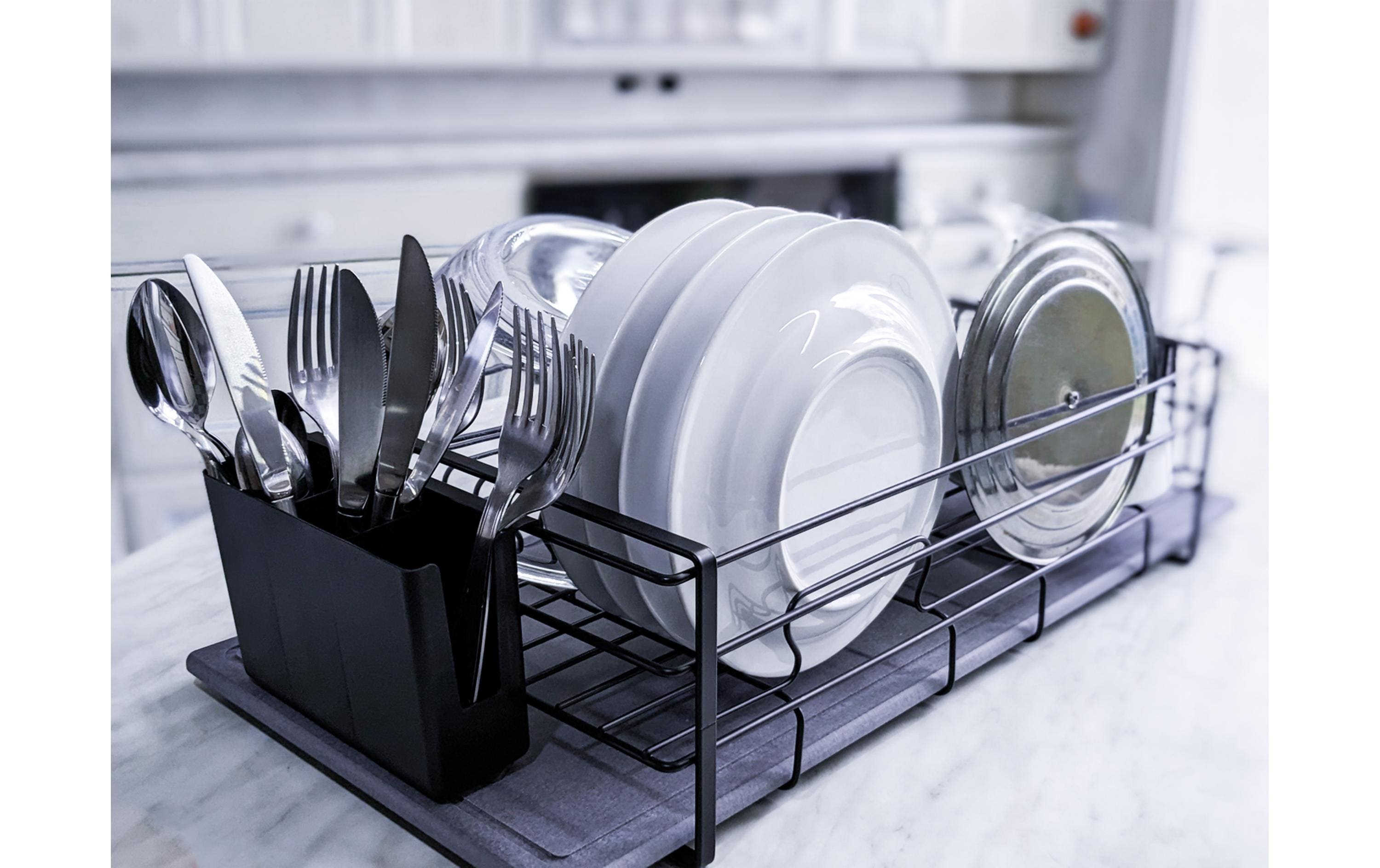 Moonstone Abtropfgestell Framma Dunkelgrau/Schwarz