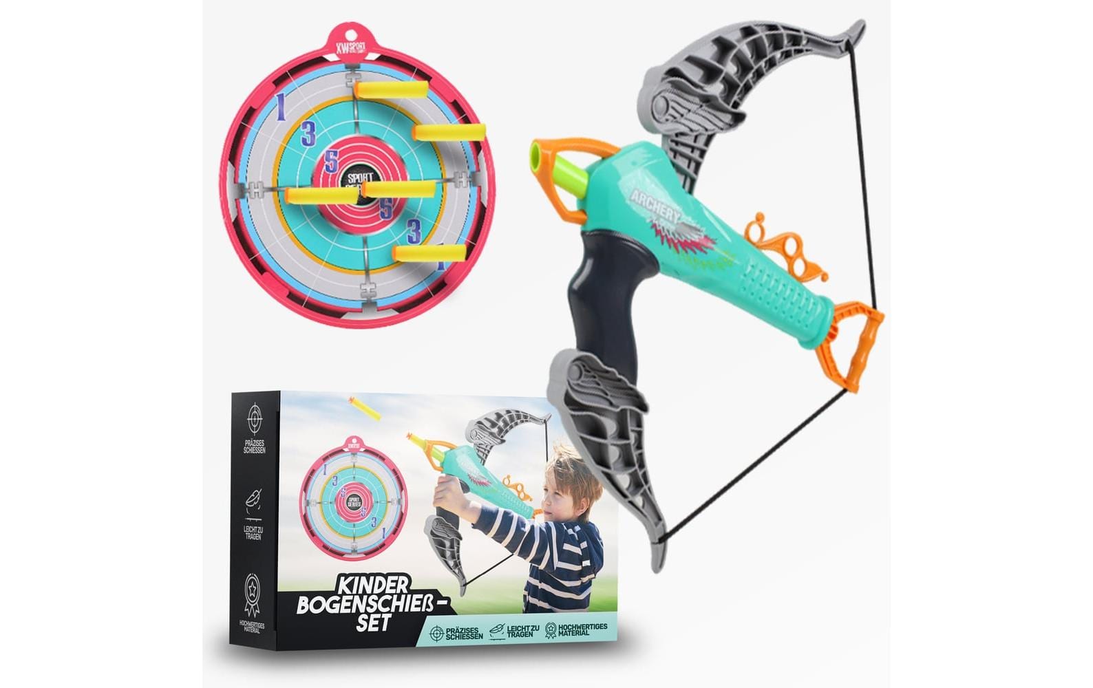 Bogenkönig Bogenschiess-Set 23-teilig