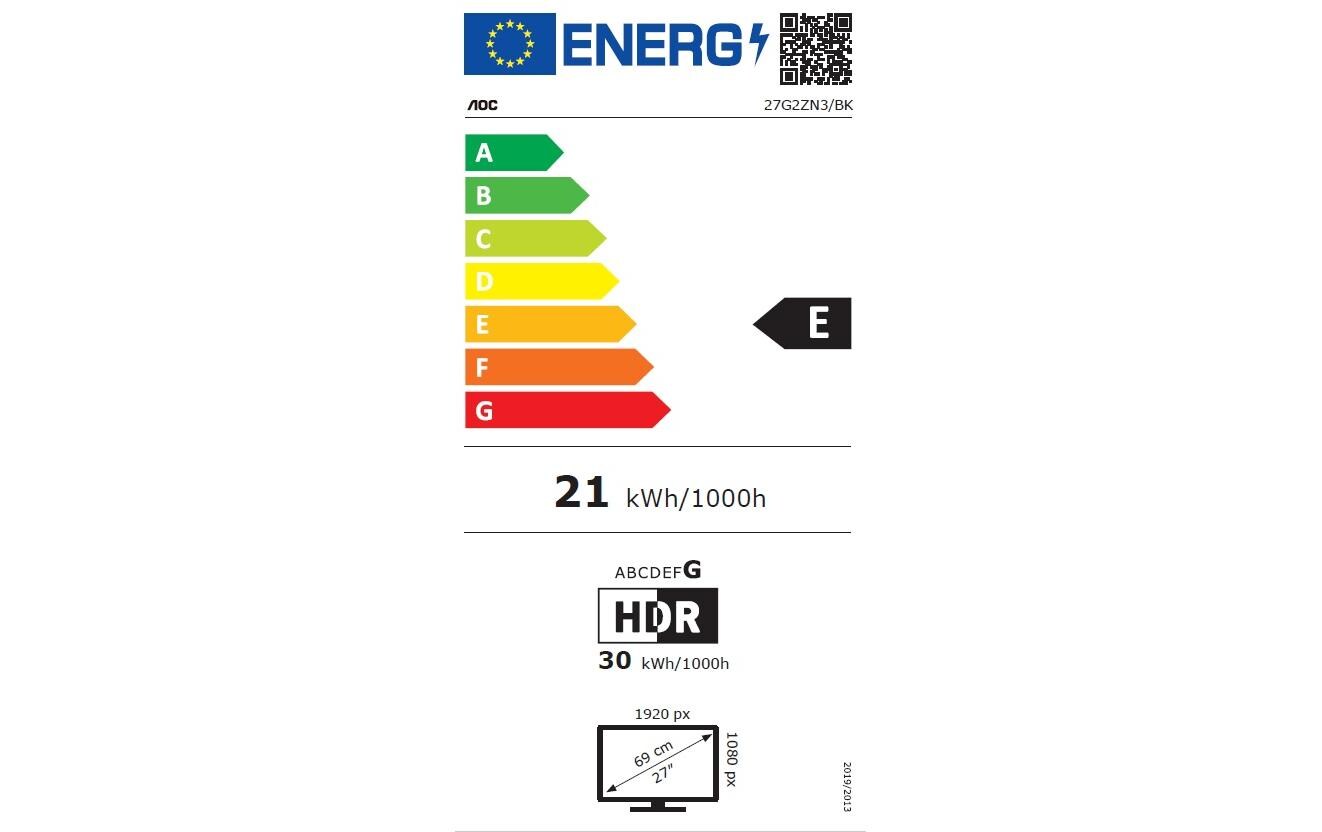 AOC Monitor 27G2ZN3/BK AOC Monitor 27G2ZN3/BK
