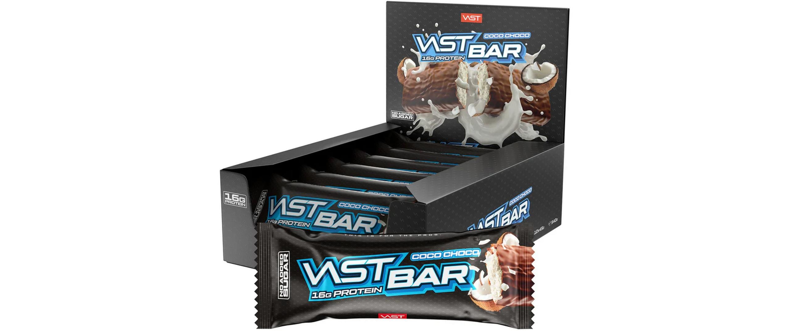 VAST Riegel VAST Bar Coco Choco, 12 x 45g