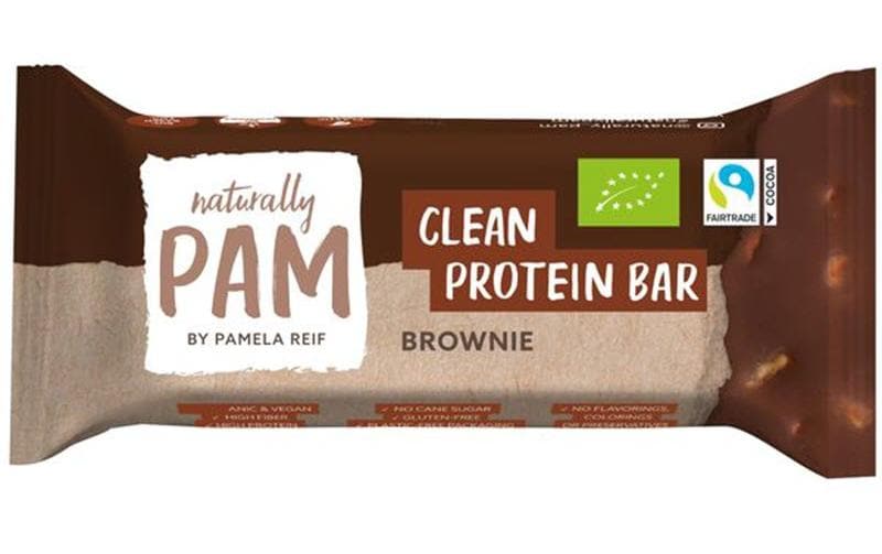 Naturally Pam Riegel Bio Clean Protein Brownie 12 x 42 g