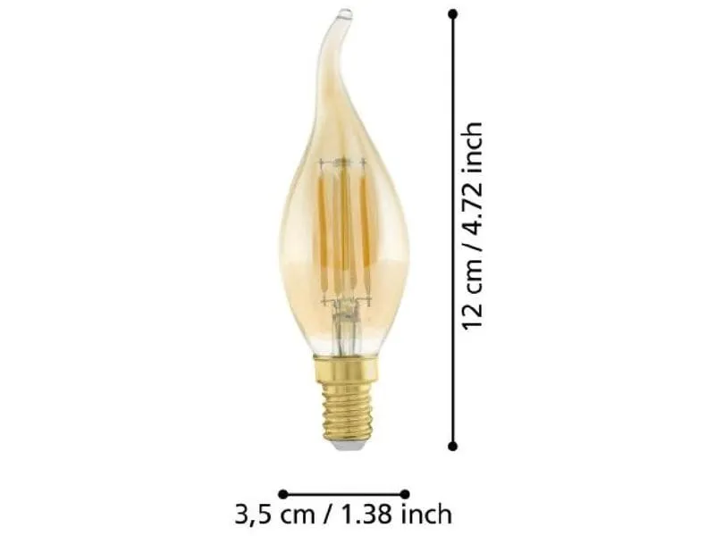 EGLO Leuchten Lampe 4 W E14 Warmweiss EGLO Leuchten Lampe 4 W E14 Warmweiss