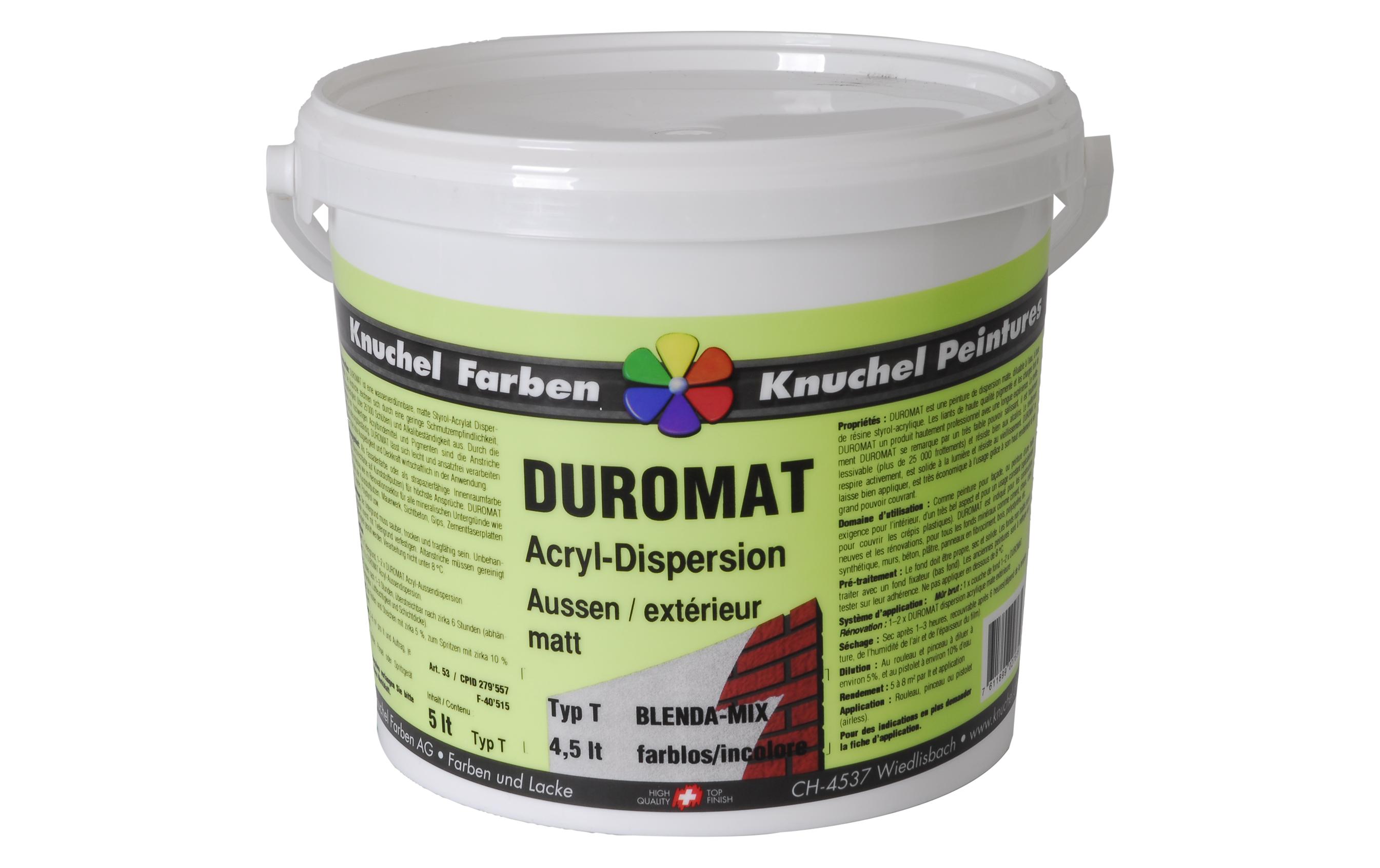 Knuchel Aussendispersion Duromat-Mix 5 l Transparent