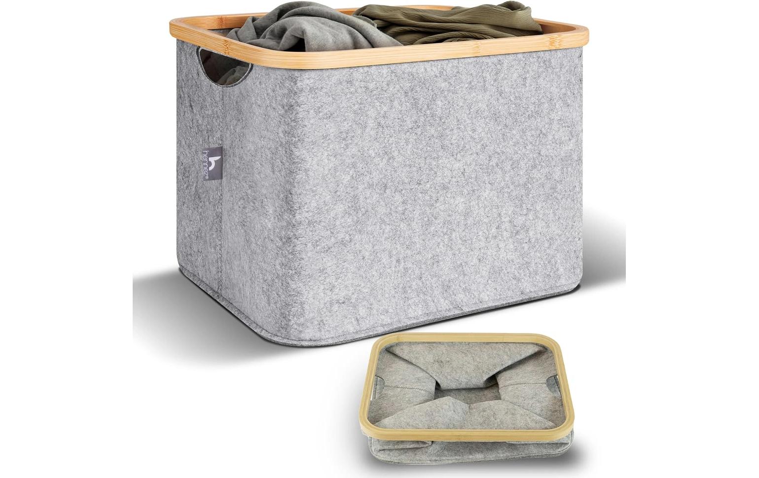 Hennez Aufbewahrungskorb Adrian Grau, 40 l