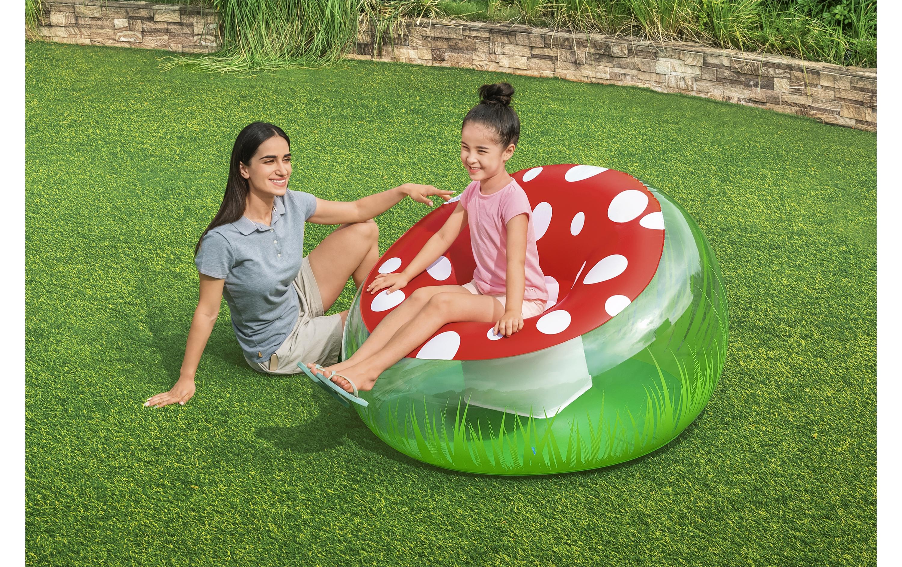 Bestway Aufblasbarer Sessel Fliegenpilz 112 x 112 cm