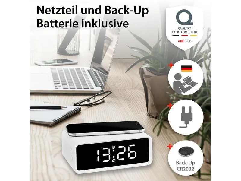 ADE Digitalwecker mit Temperaturanzeige ADE Digitalwecker mit Temperaturanzeige