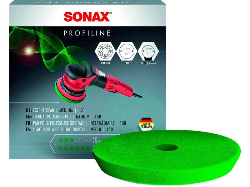 Sonax PROFILINE Exzenter-Polierpad, medium, Ø 165 mm