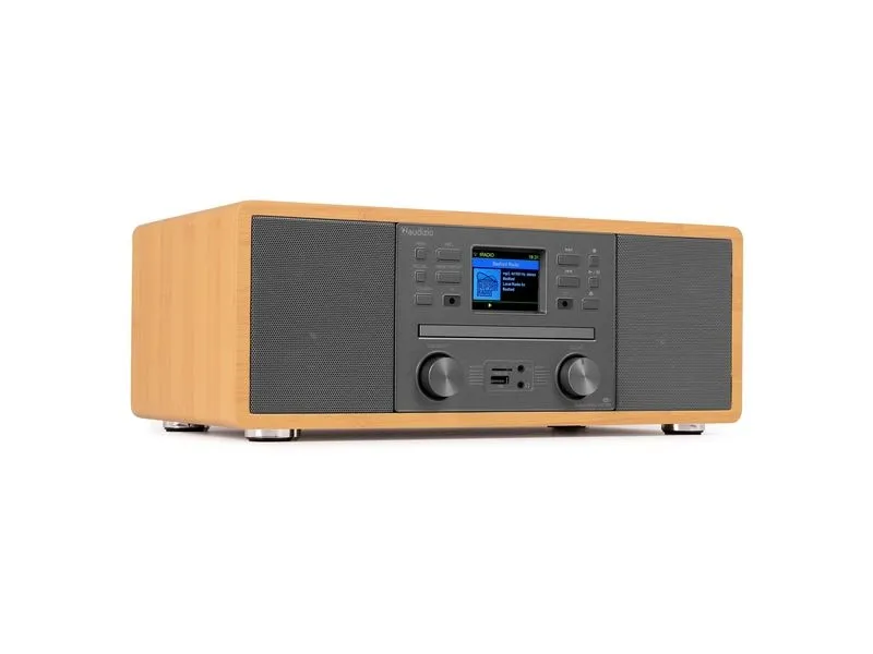 Audizio Avola-BMB DAB+/FM Radio mit BT u. CD, WLAN, bambus Braun Audizio Avola-BMB DAB+/FM Radio mit BT u. CD, WLAN, bambus Braun