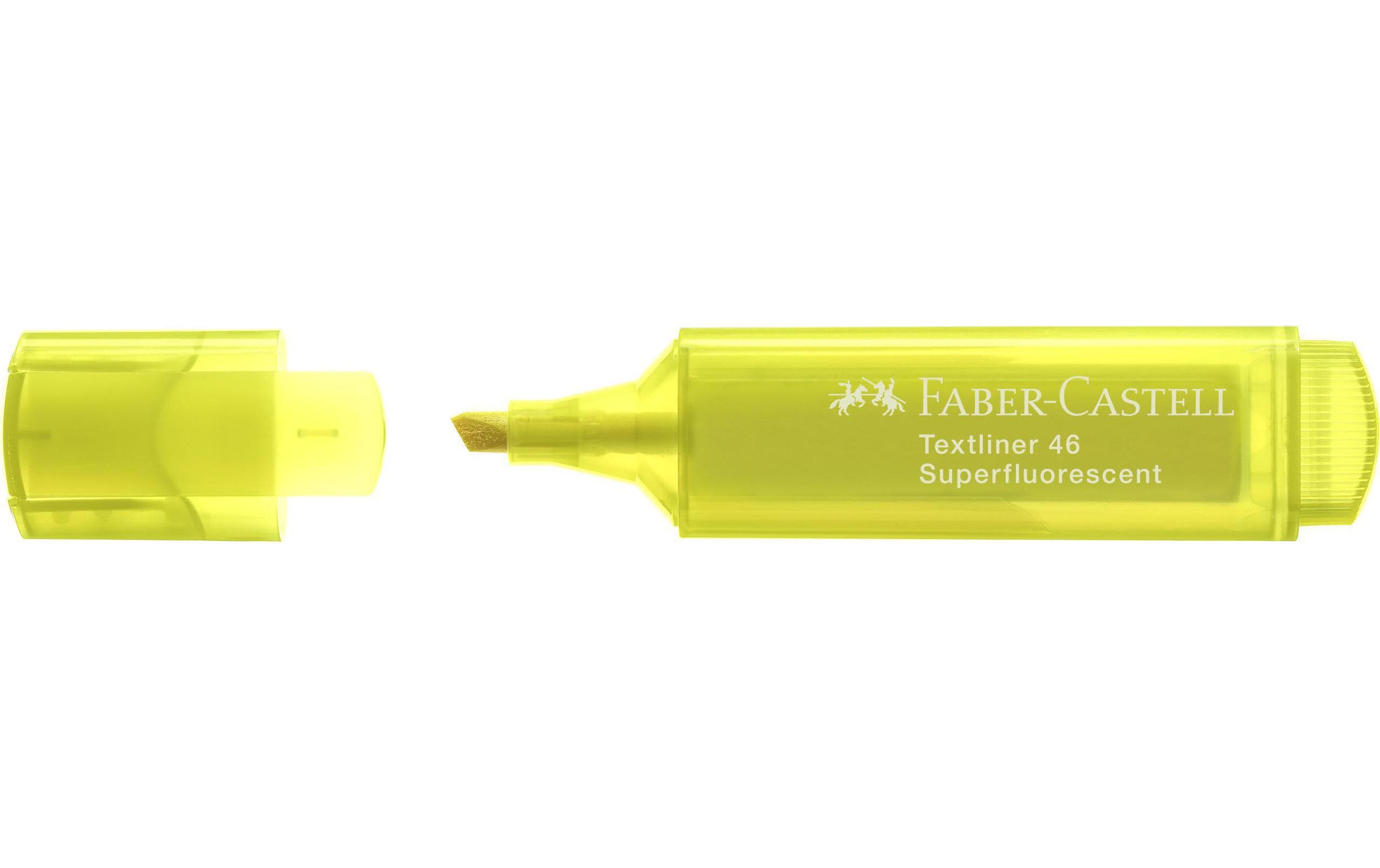 Faber-Castell Textmarker 1546 superfluorescent Gelb