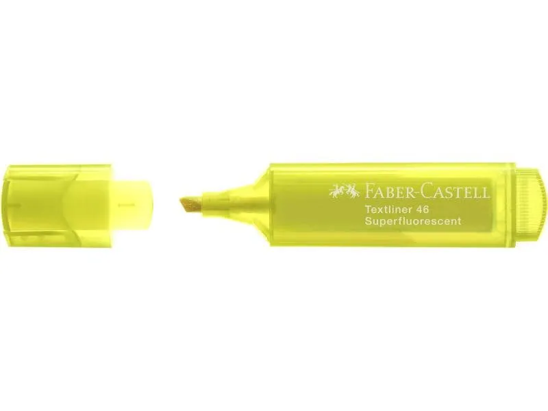 Faber-Castell Textmarker 1546 superfluorescent Gelb Faber-Castell Textmarker 1546 superfluorescent Gelb