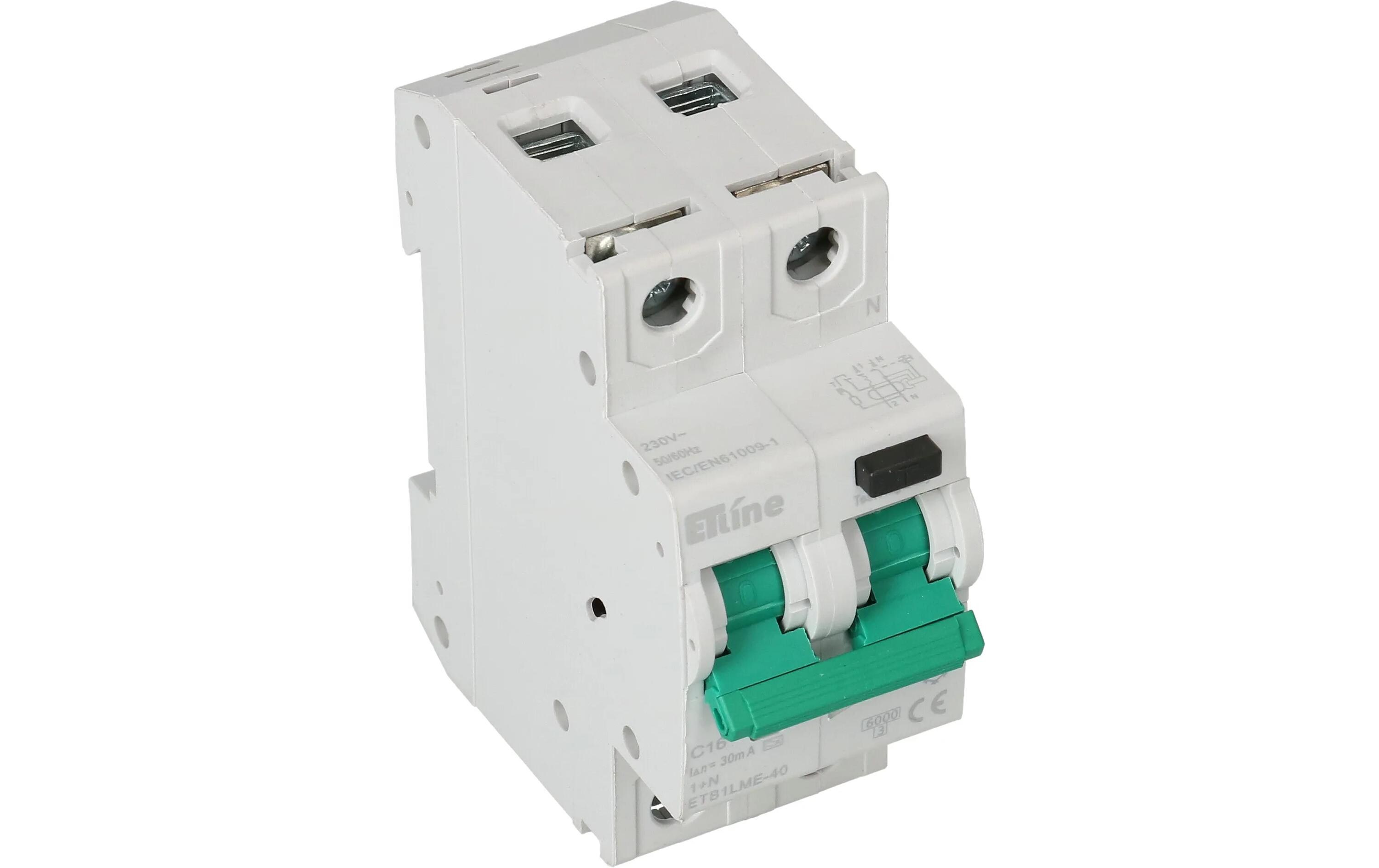 Max Hauri Build Leitungsschutzschalter 1P+N 16 A