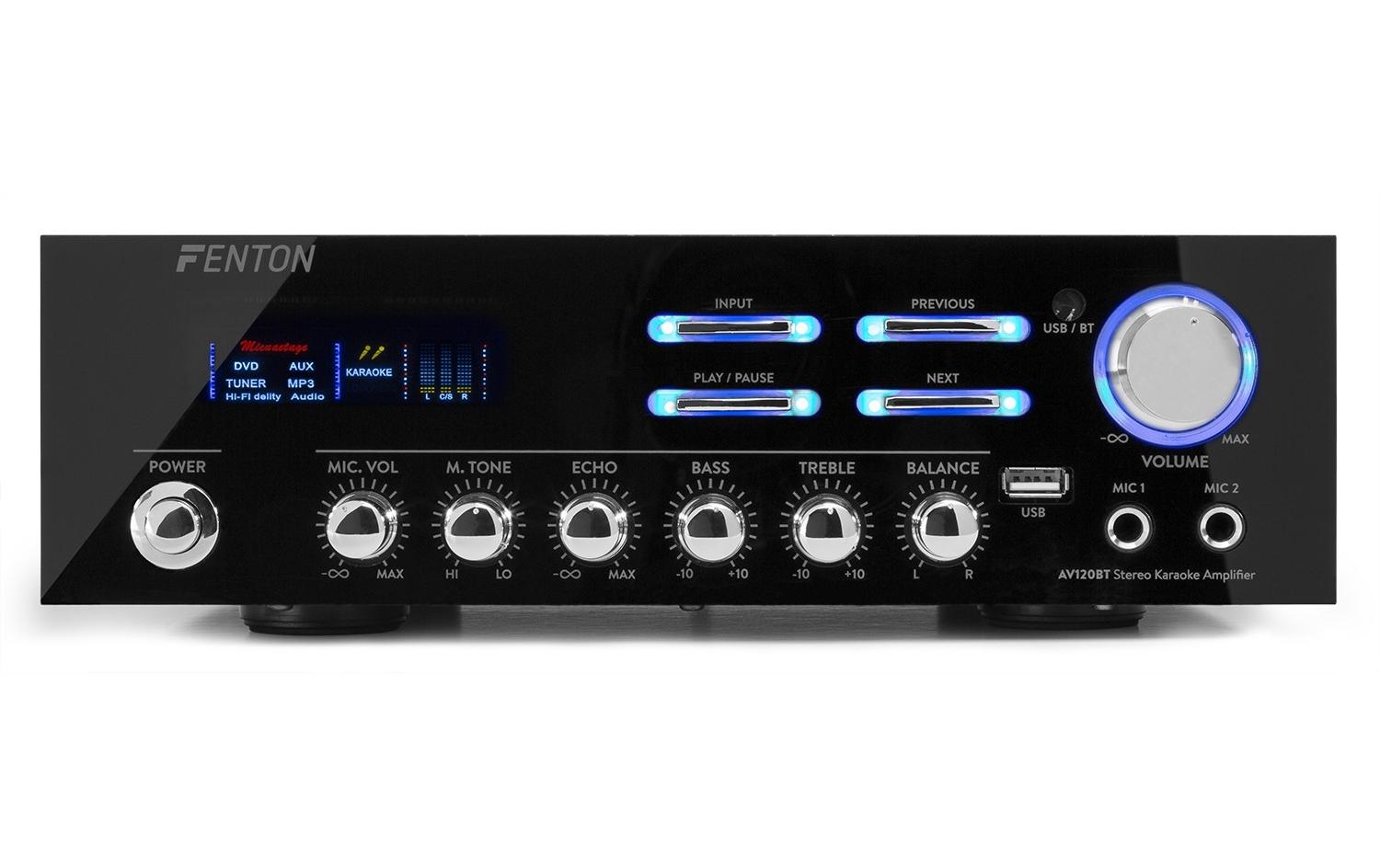 Fenton Stereo-Verstärker AV120BT