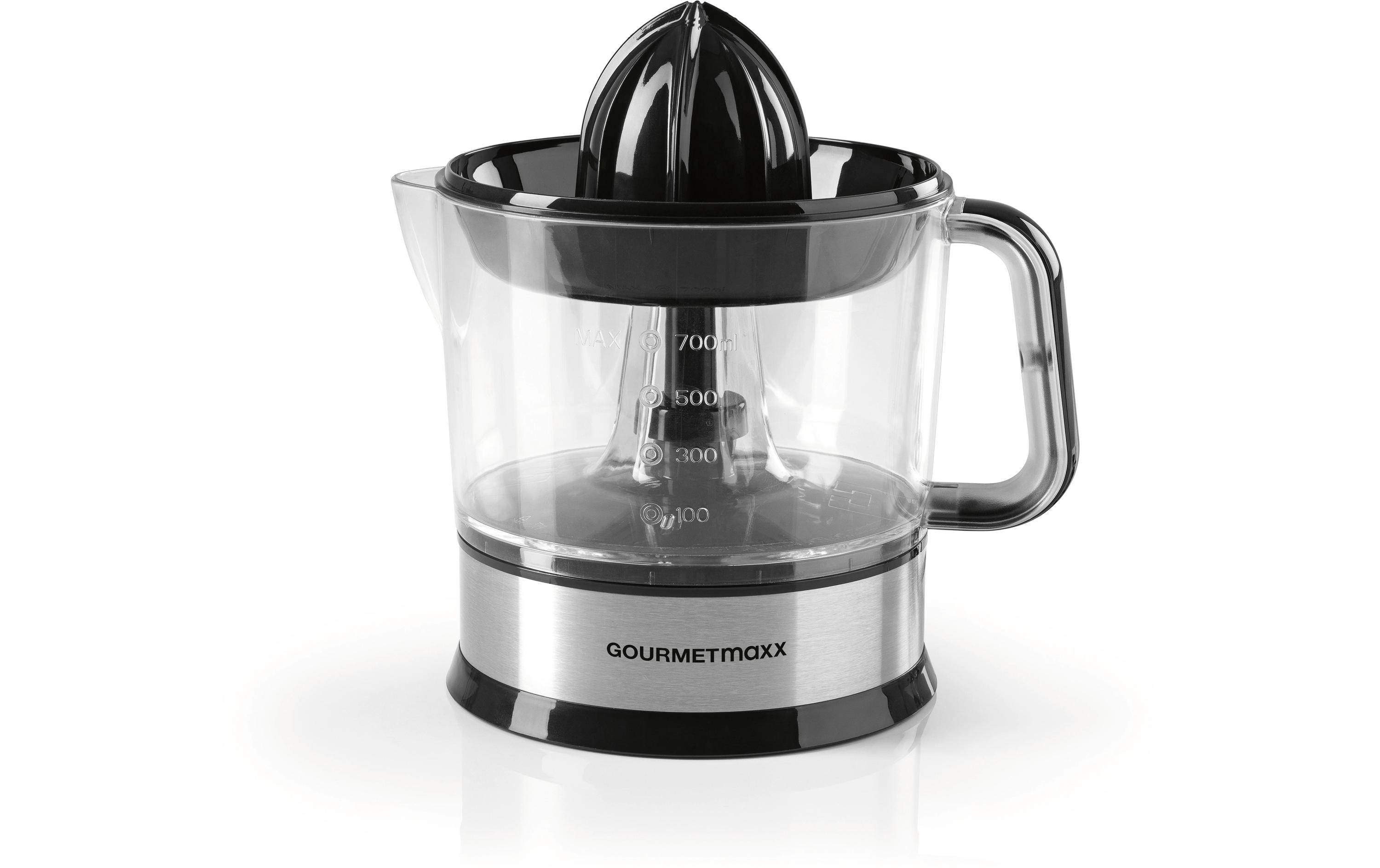 GOURMETmaxx Zitruspresse Schwarz/Silber GOURMETmaxx Zitruspresse Schwarz/Silber