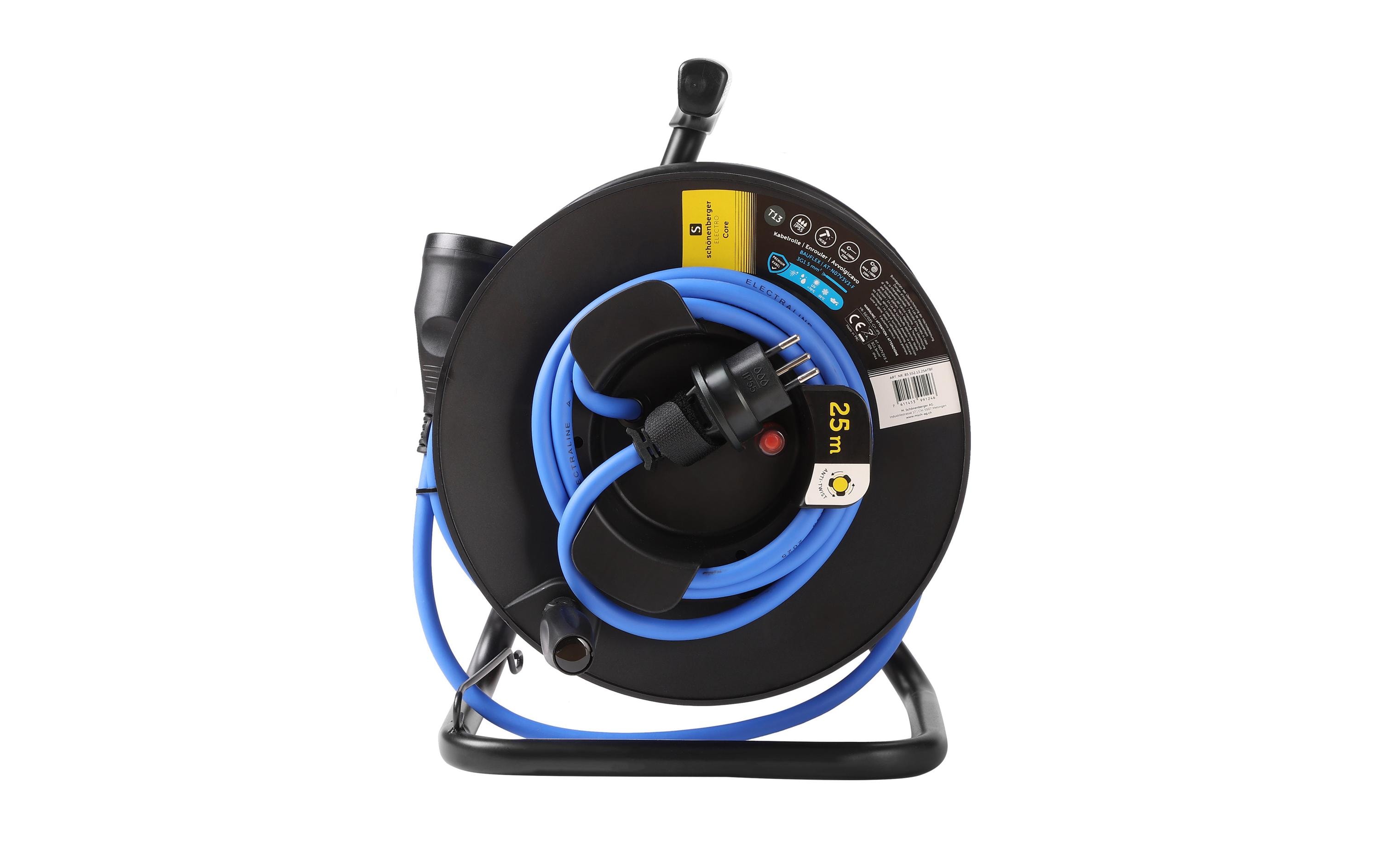 Schönenberger Kabelrolle Antitwist T13 IP55 25m Bauflex