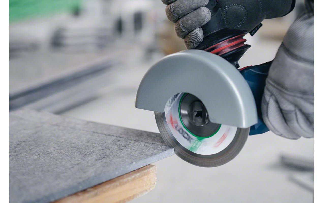 Bosch Professional Diamanttrennscheibe X-LOCK Ceramic Extra Clean Turbo 125 mm Bosch Professional Diamanttrennscheibe X-LOCK Ceramic Extra Clean Turbo 125 mm