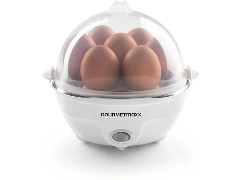 GOURMETmaxx Eierkocher 7 Eier, Weiss