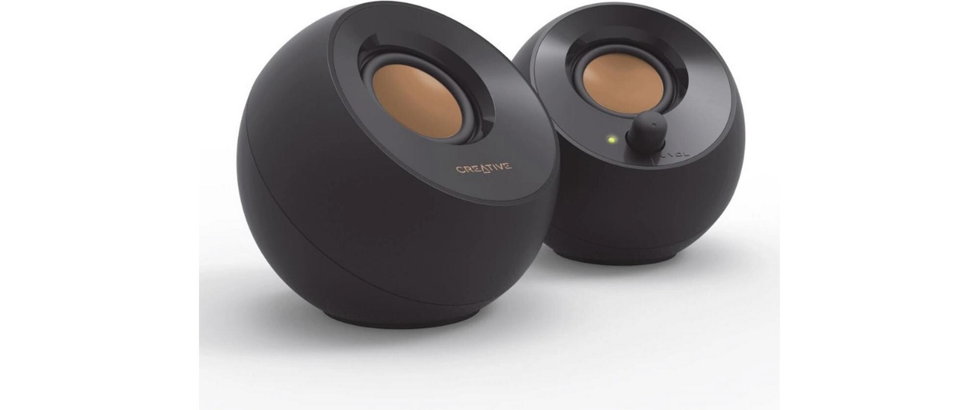 CREATIVE PC-Lautsprecher Pebble schwarz