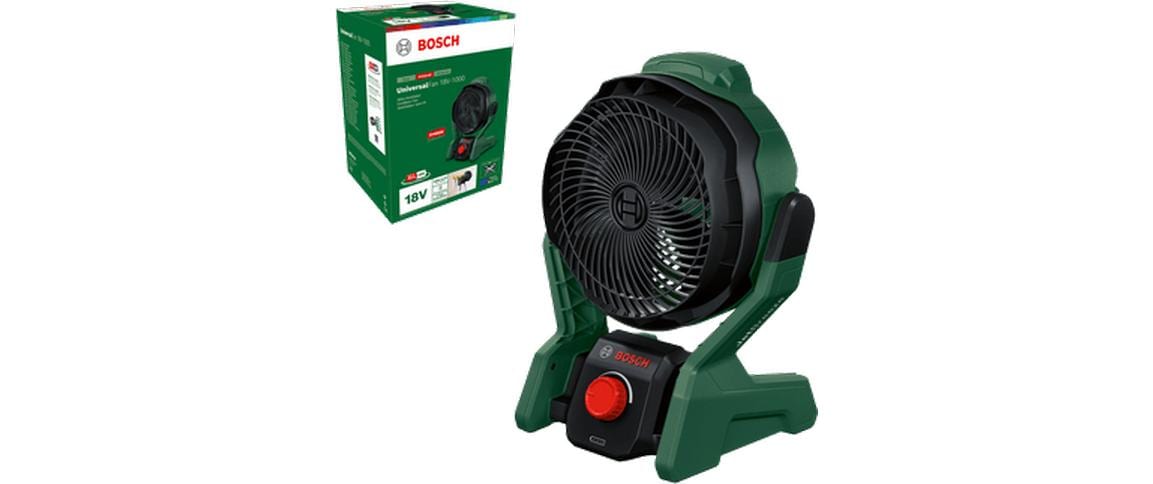 Bosch Akku-Ventilator UniversalFan 18 V-1000 Rot/Schwarz Bosch Akku-Ventilator UniversalFan 18 V-1000 Rot/Schwarz