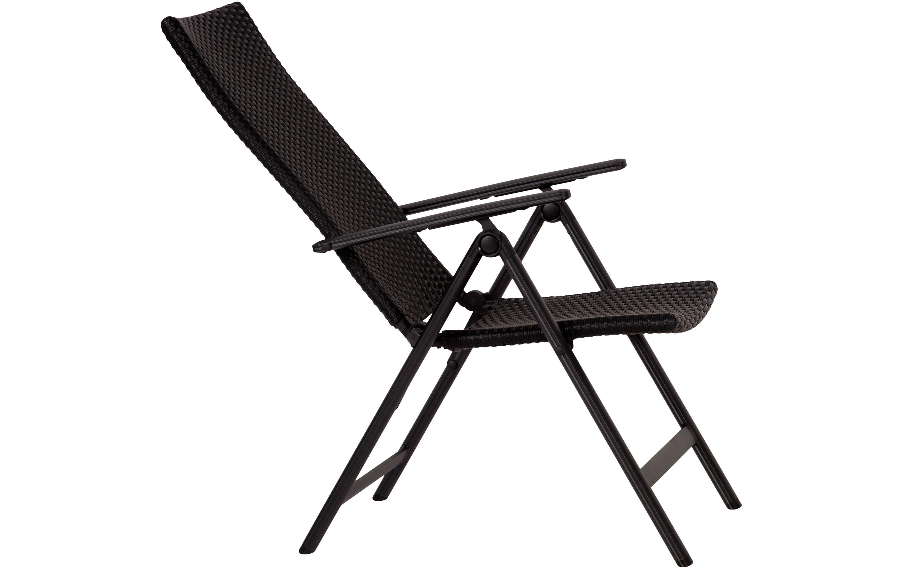 Schou Gartenstuhl Lise Positon 59 x 75 x 108cm – Schwarz