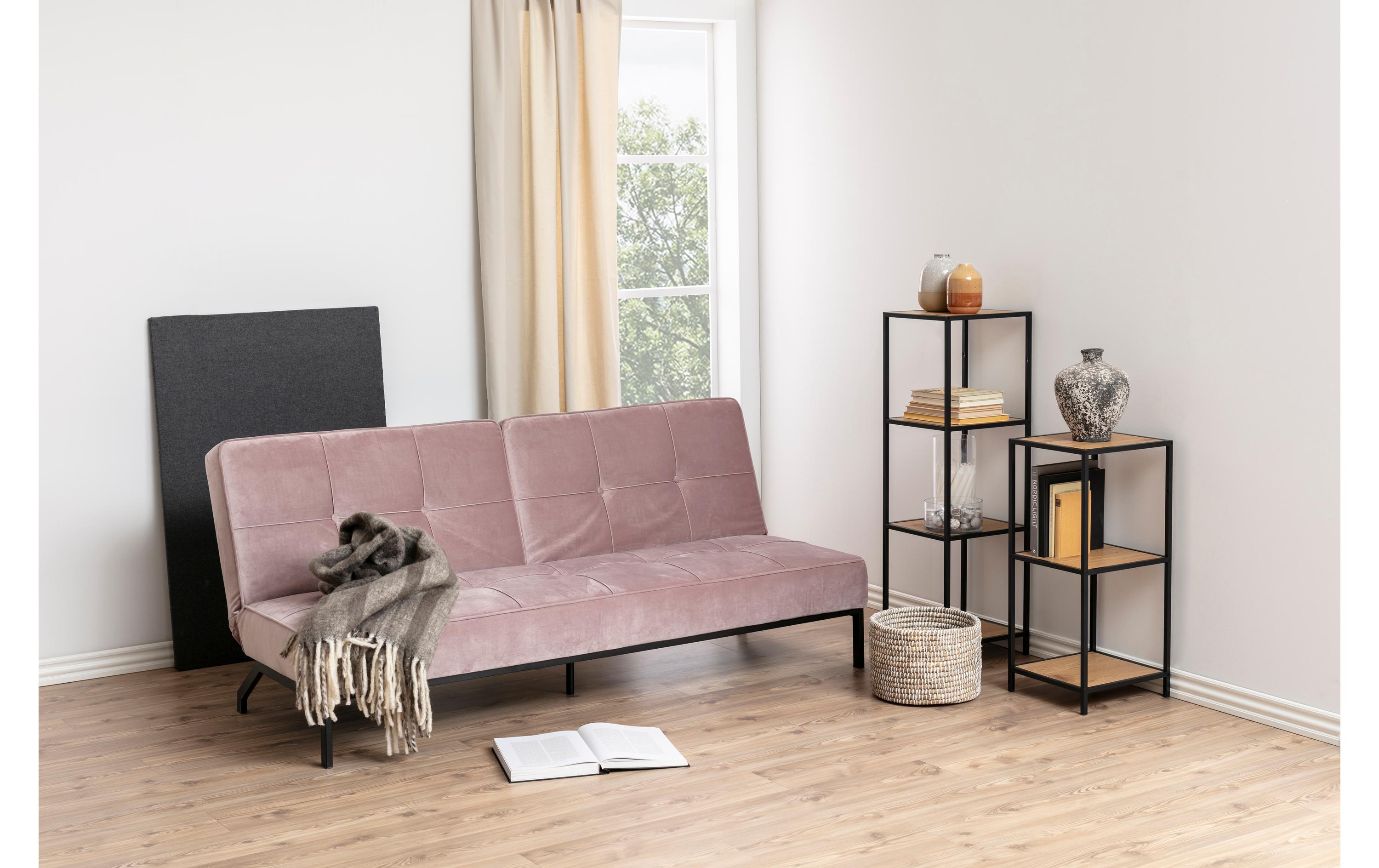 AC Design Regal Seaford 35 x 37 x 119,5 cm, Nature/Schwarz