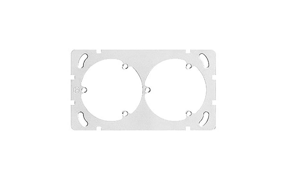 Feller EDIZIOdue Befestigungsplatte 1x2 Feller EDIZIOdue Befestigungsplatte 1x2