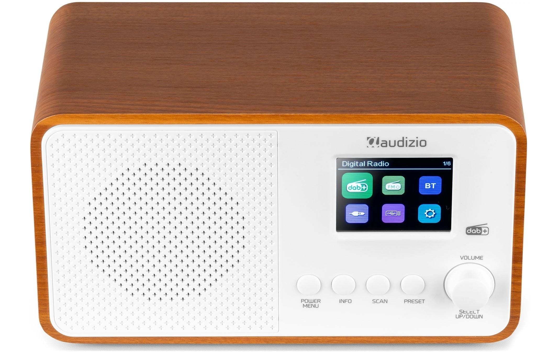 Audizio DAB+ Radio Avio Weiss