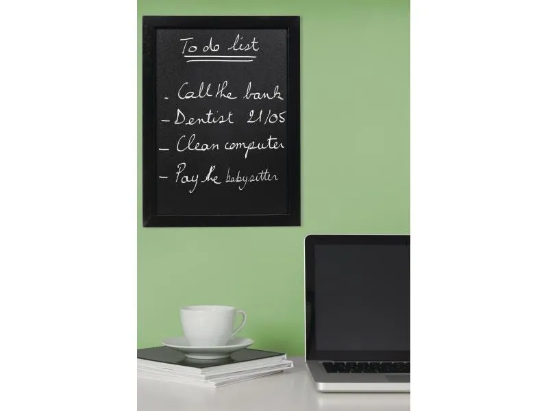 Securit Wandtafel Woody 30 x 40 cm Schwarz Securit Wandtafel Woody 30 x 40 cm Schwarz