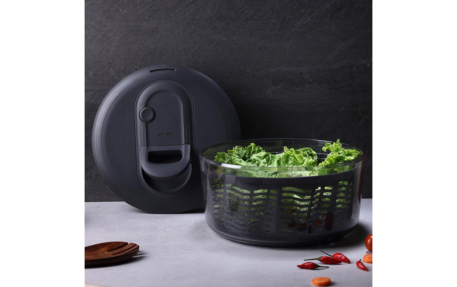 Zyliss Salatschleuder Easy Spin L Grau