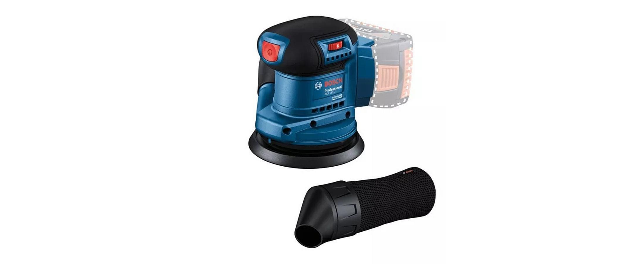 Bosch Professional Akku-Exzenterschleifer GEX 185-LI