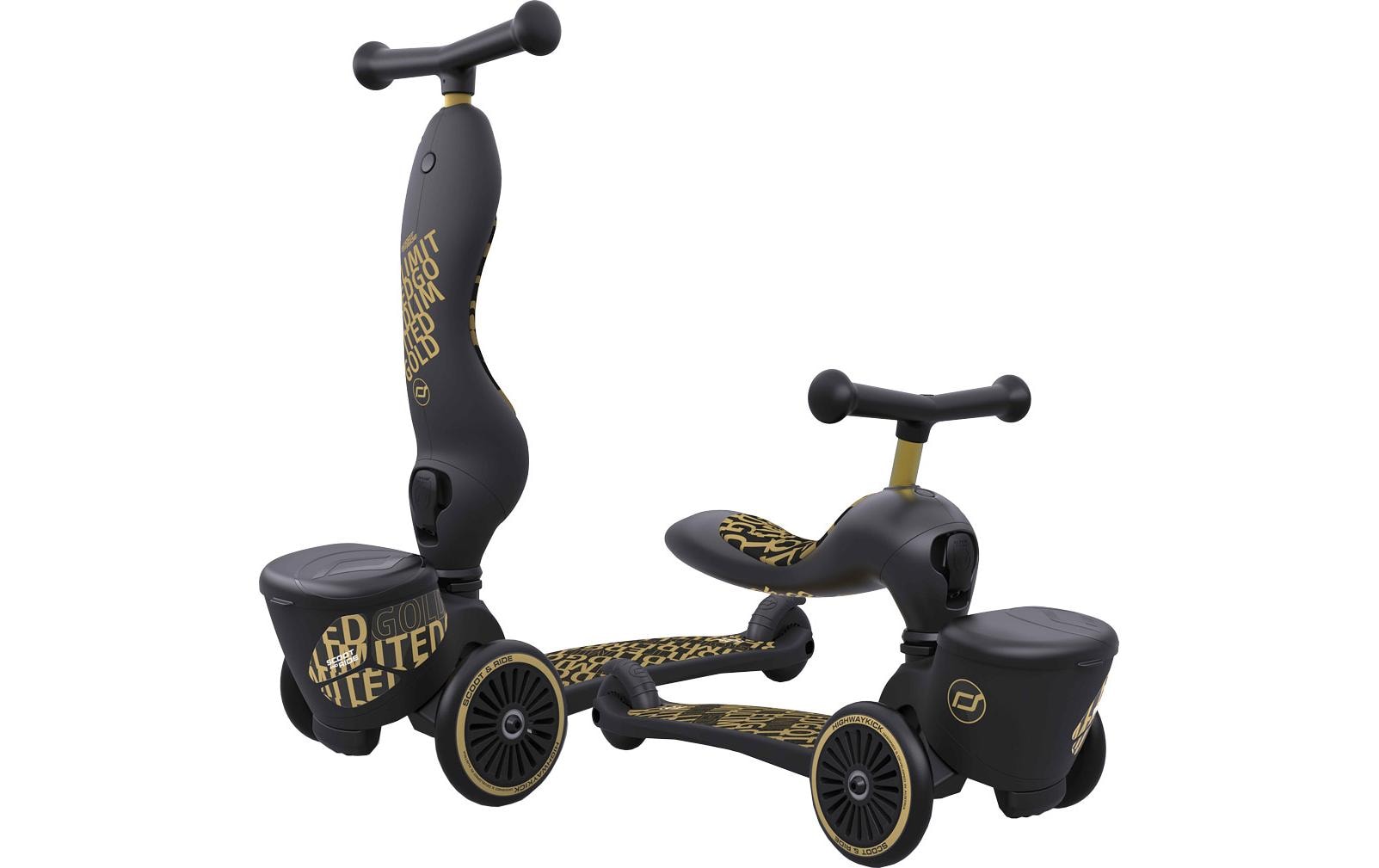 Scoot and Ride Highwaykick 1 Gold/Schwarz
