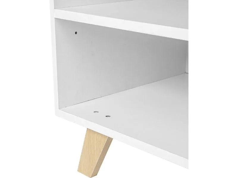 relaxdays TV-Möbel Vintage Style 140 cm, Weiss 60 Zoll relaxdays TV-Möbel Vintage Style 140 cm, Weiss 60 Zoll