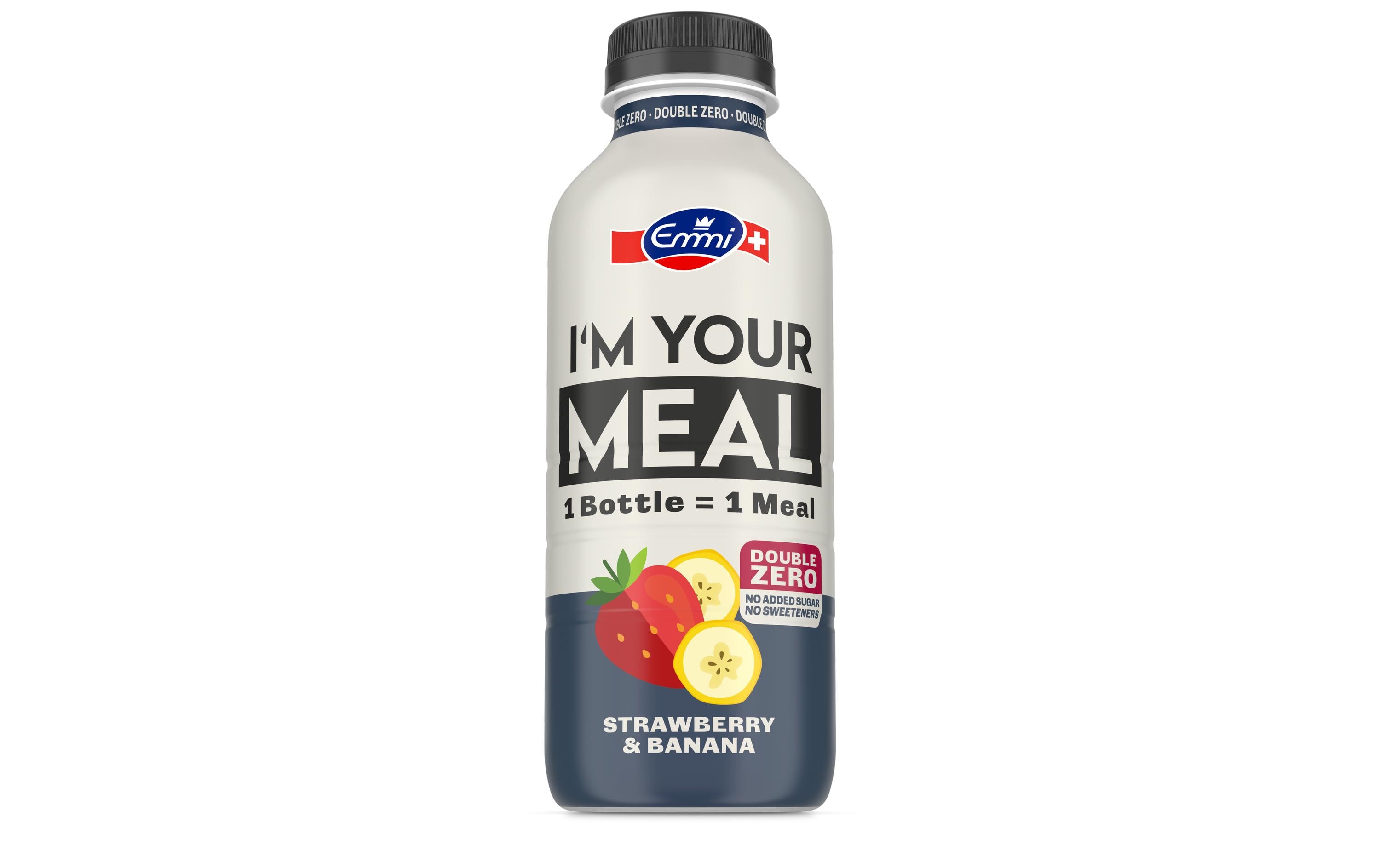 Emmi Trinkmahlzeit Double Zero Erdbeere Banane 500 ml