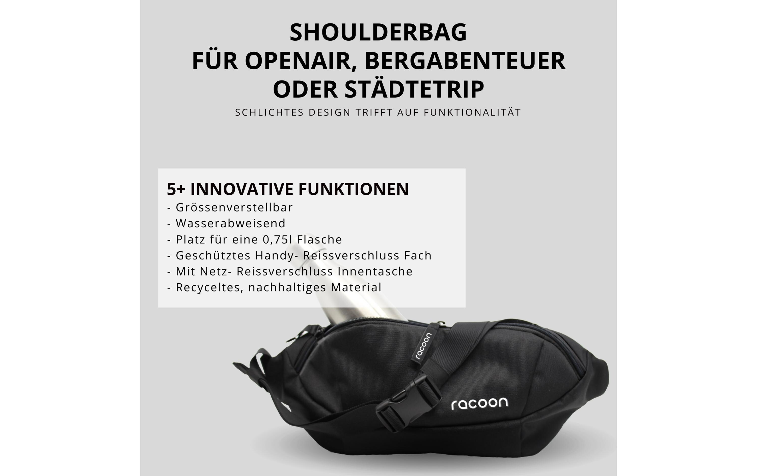 Racoon Bauchtasche Classic