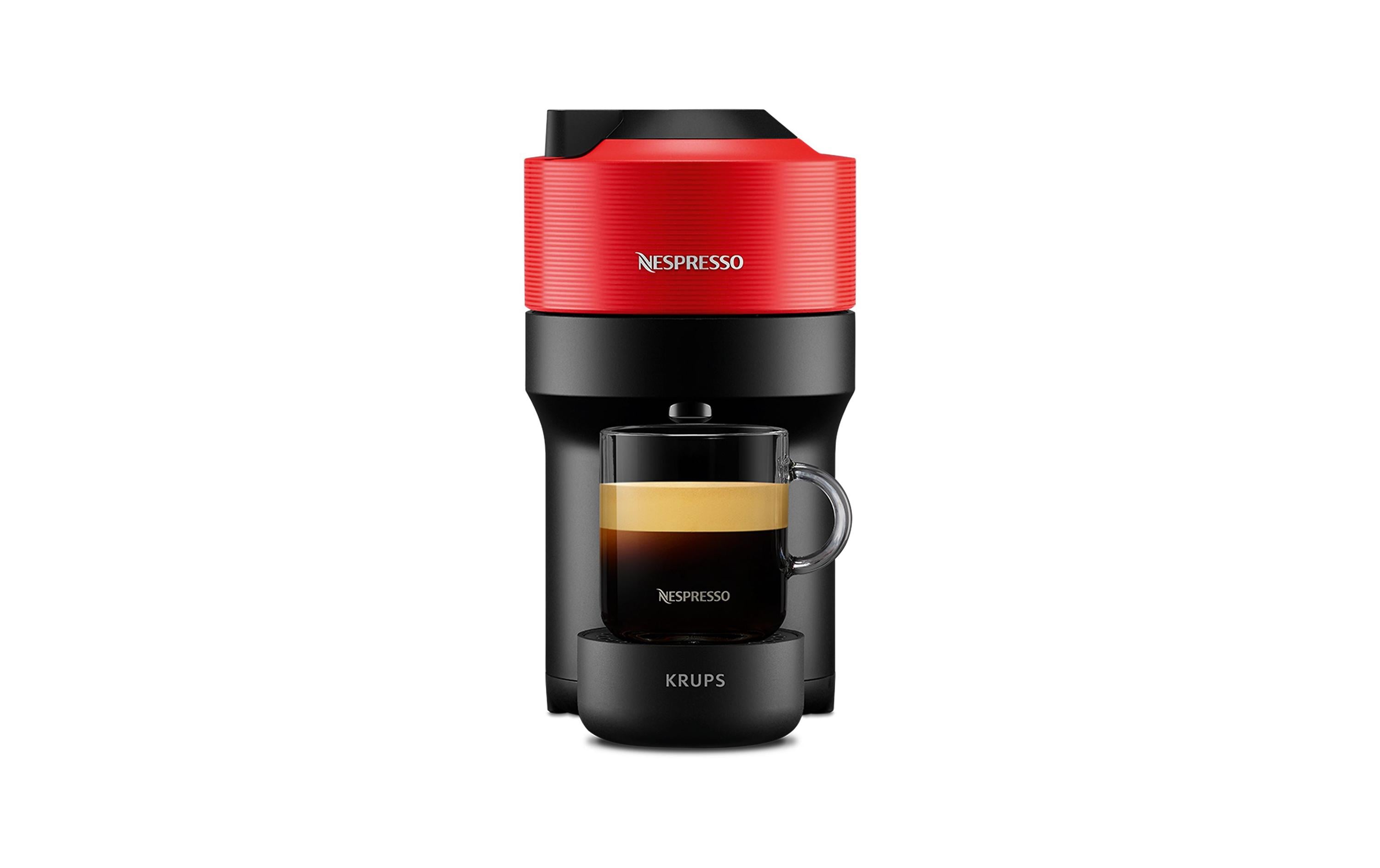 Krups Kaffeemaschine Nespresso Vertuo Pop XN9205 Spicy Red Krups Kaffeemaschine Nespresso Vertuo Pop XN9205 Spicy Red