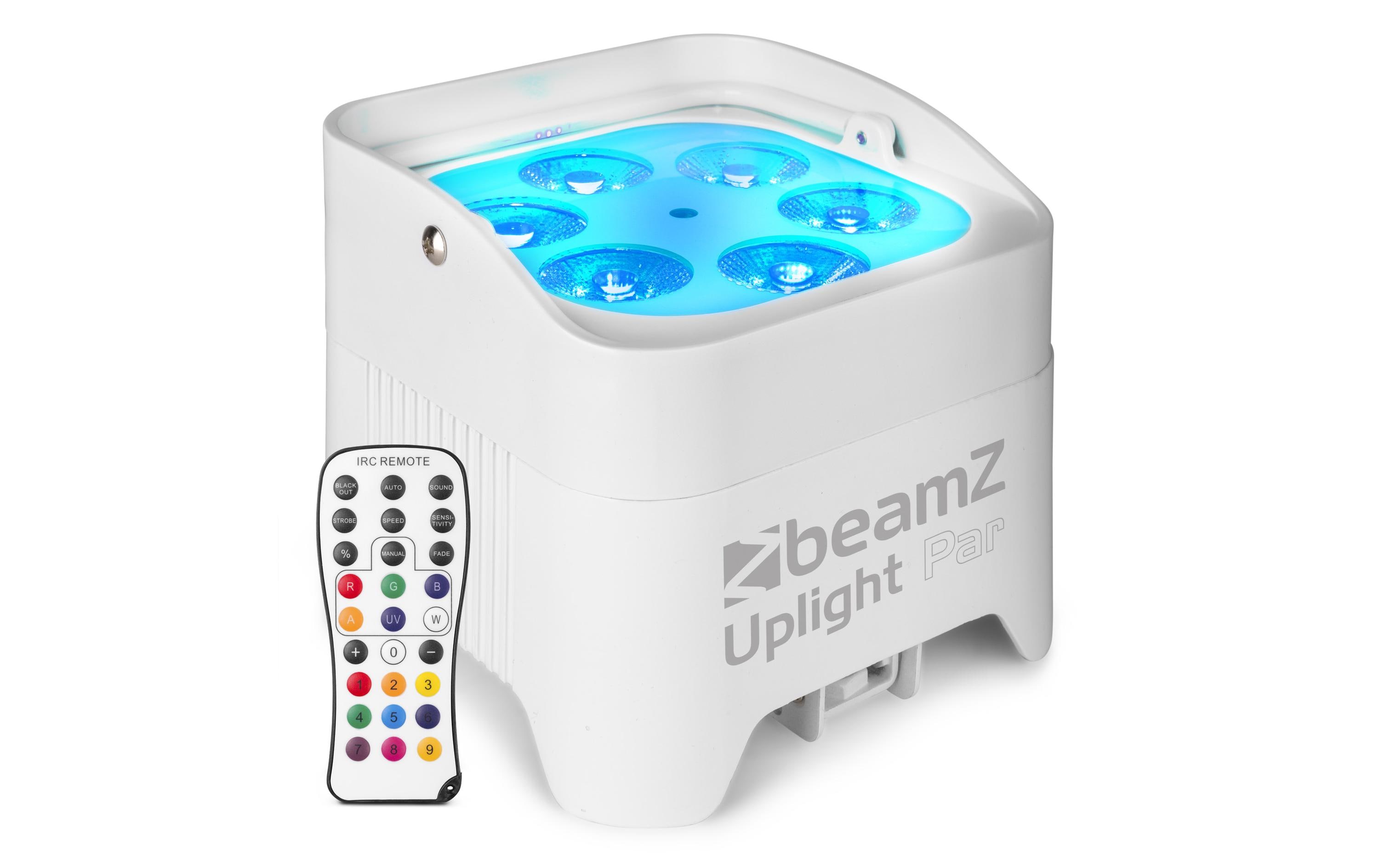 BeamZ Bodenstrahler BBP96SW Uplight Par Weiss