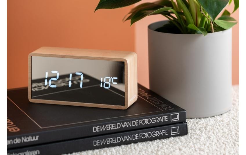 KARLSSON Digitalwecker Copper Natur