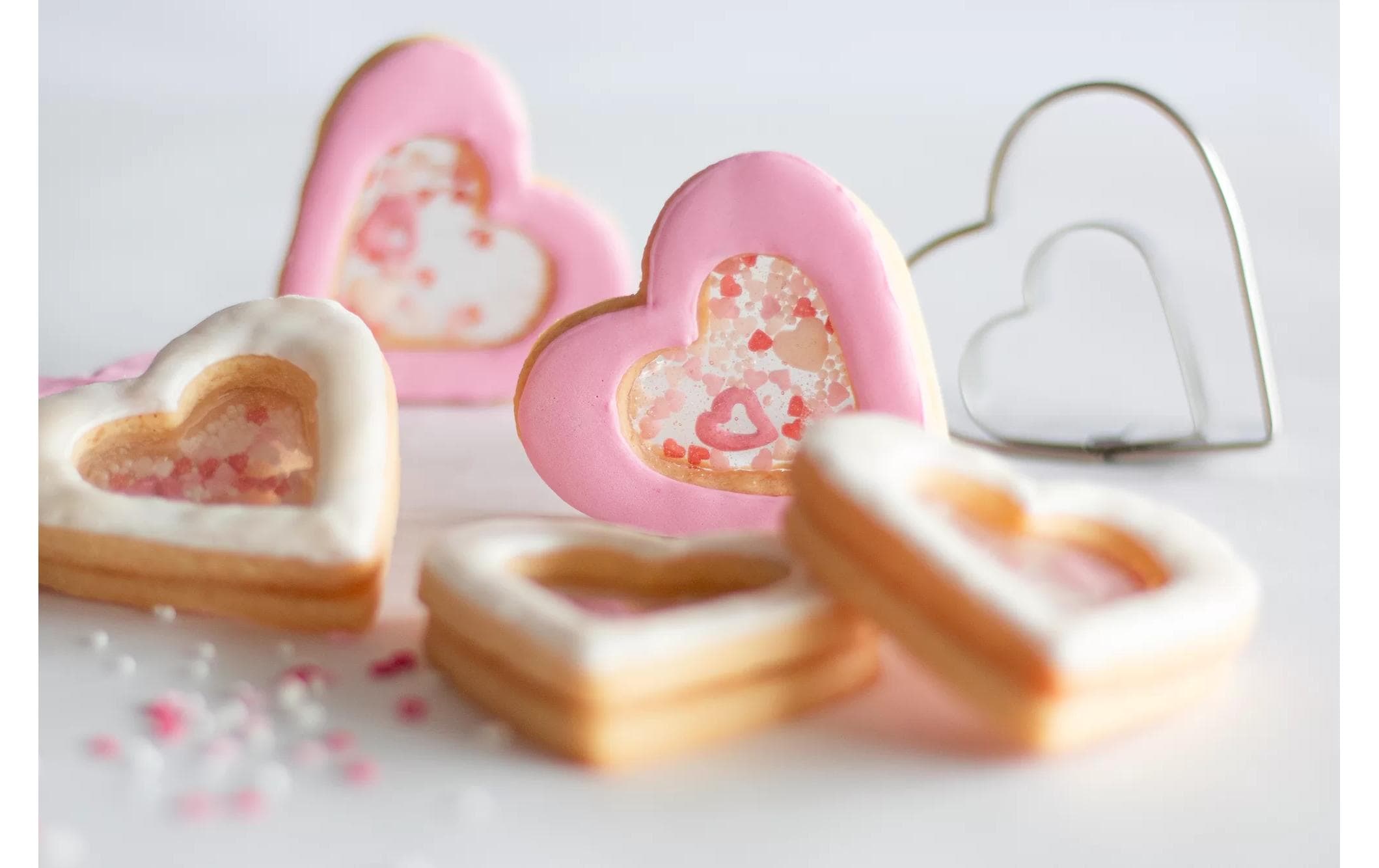 Städter Guetzli-Ausstecher Herz, 6-teiliges Set