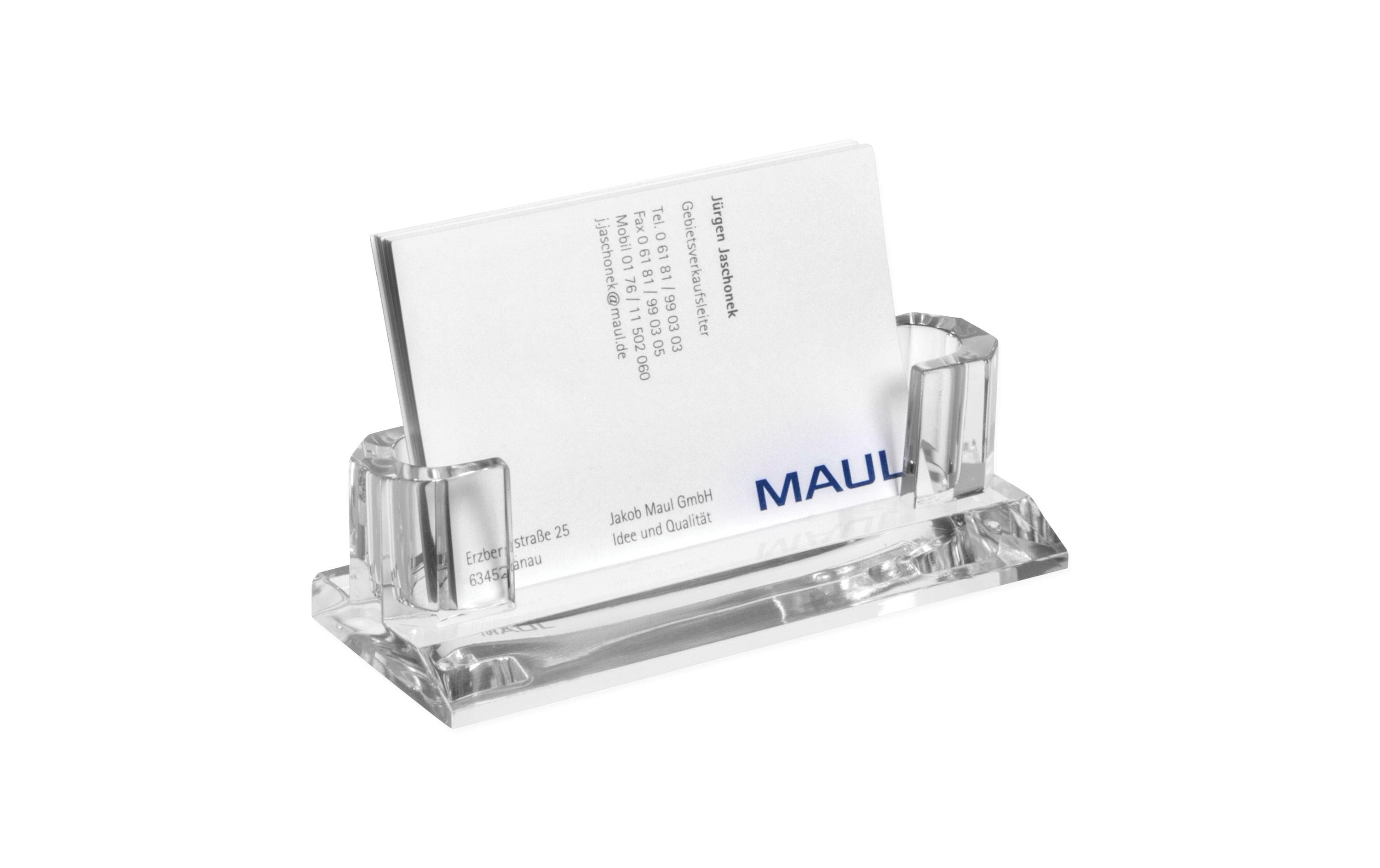 Maul Visitenkartenhalter aus Acryl