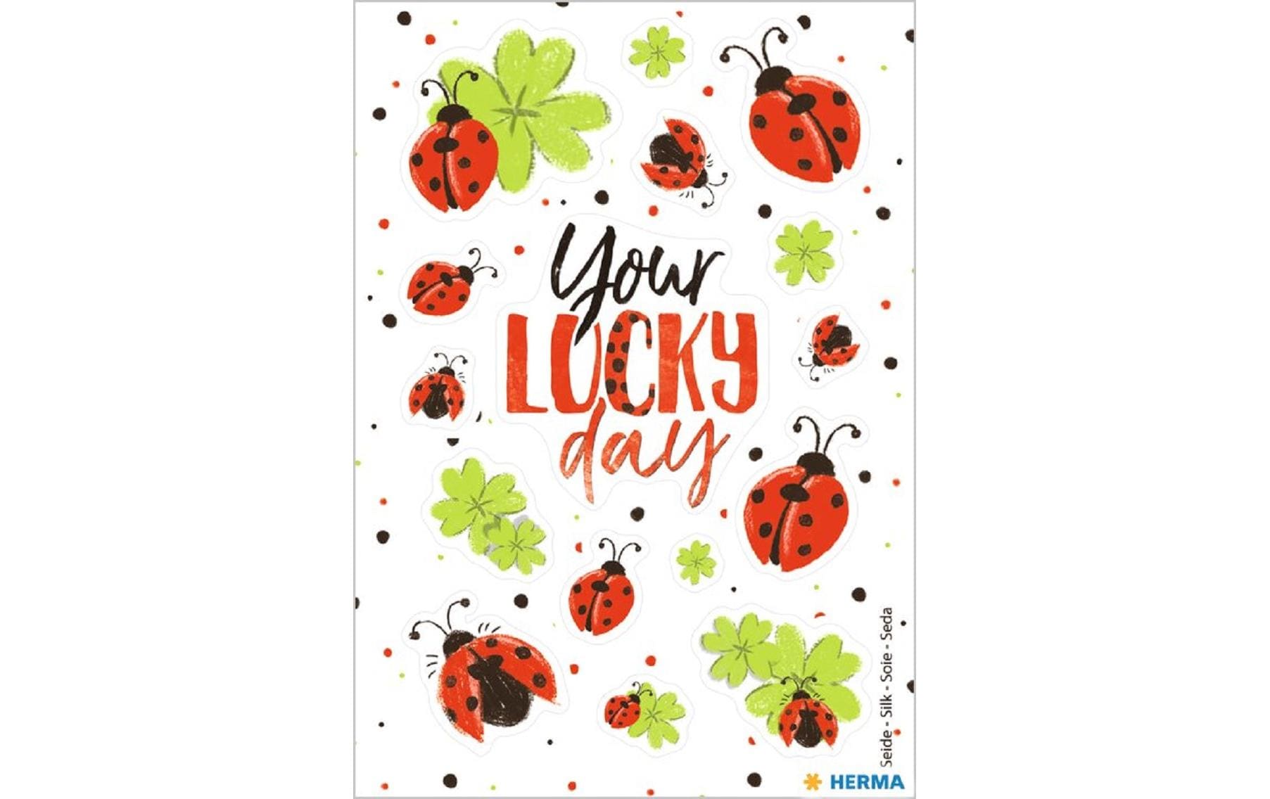 Herma Stickers Motivsticker Your Lucky Day, 1 Blatt