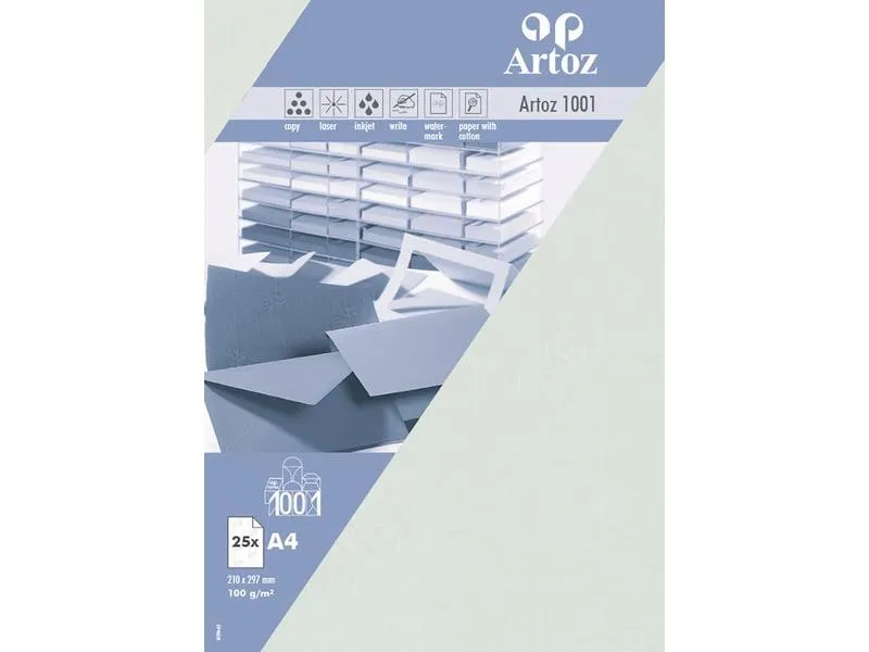 Artoz Schreibpapier 1001 A4 100 g/m² Mint, 5 Blatt
